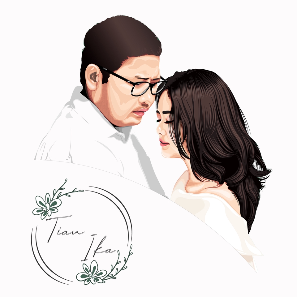 Gambar dan Ilustrasi - Ilustrasi Wajah/ Vector Illustration/ Vektor Wajah - 3