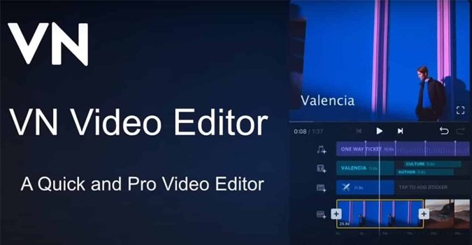 Jasa Edit Video Youtube, Pengeditan Video Profesional, VN Video Editor - Aplikasi pengeditan video yang mudah dan cepat.