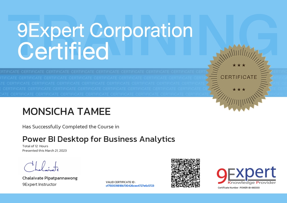 รับวิเคราะห์ข้อมูลสถิติ รับวิเคราะห์ข้อมูล Power BI Monsicha Tamee 9Expert