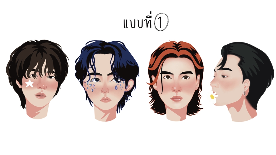 วาดแฟนอาร์ต - แฟนอาร์ต ลายเส้นคมกริบ / ลายเส้นดินสอ - 3