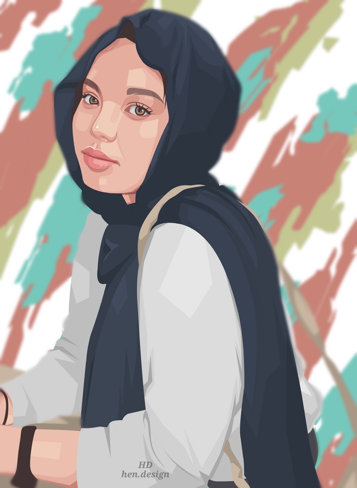 Gambar Potret - VECTOR WAJAH CARTOON ILUSTRASI  - 3