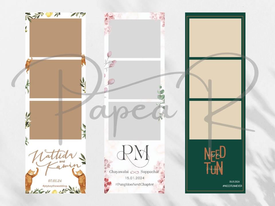 ทำ Giveaway - ออกแบบ PhotoBooth , Photo Frame ต่างๆ งานEvent, Wedding, Birthday ออกแบบงานไว งานสวย - 4