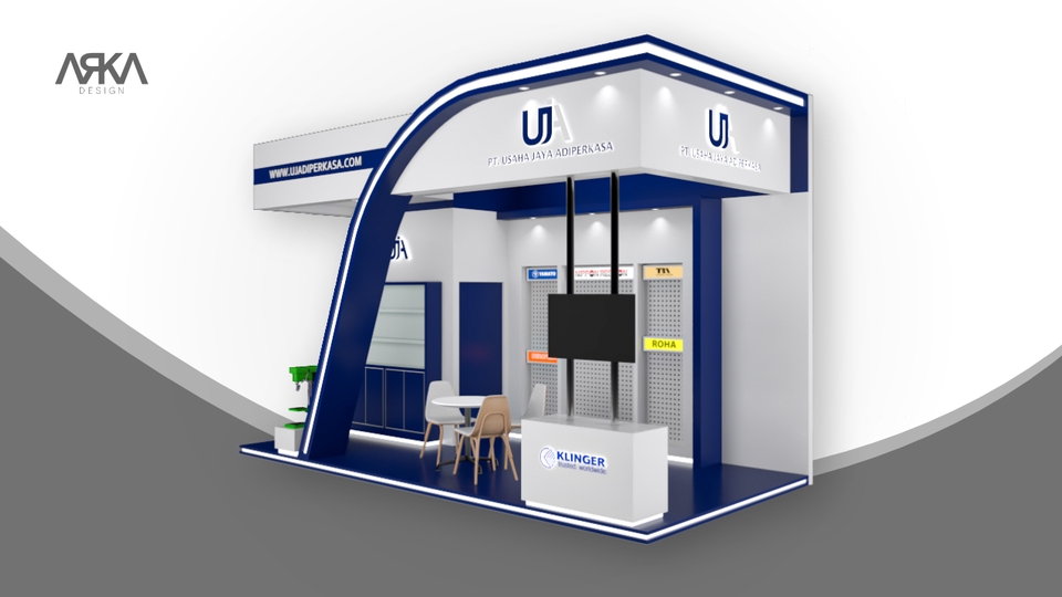 3D & Perspektif - Design Stand & Booth exhibition| 100 - 200 /m2 - 2