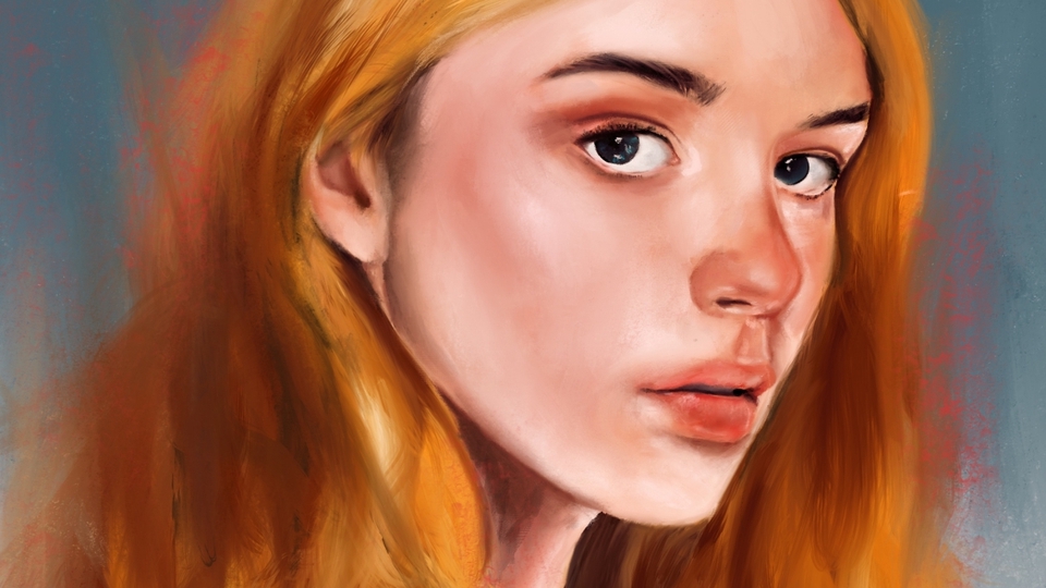 Gambar Potret - Digital Portrait Painting / Lukis Wajah Digital - 1