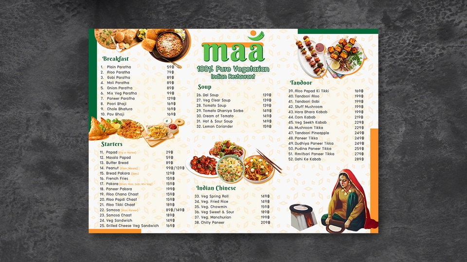 สื่อสิ่งพิมพ์และนามบัตร - ออกแบบสิ่งพิมพ์ เมนูอาหาร | โปสเตอร์ | ใบปลิว - 4