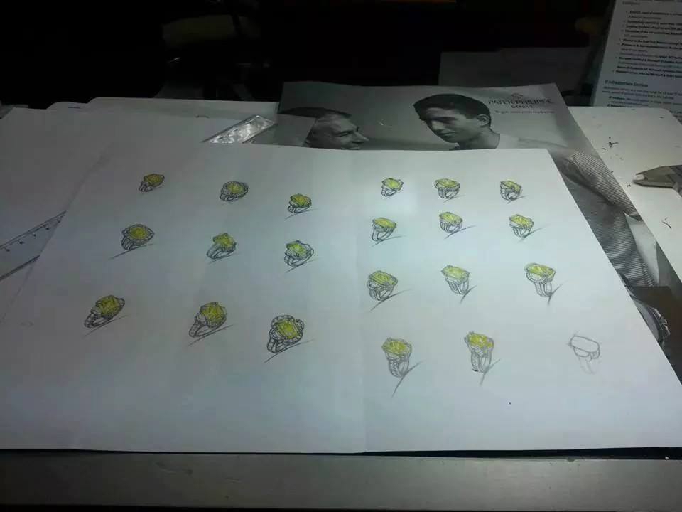 อื่นๆ - ออกแบบเครื่องประดับ เขียนมือ hand sketch jewelry design - 19