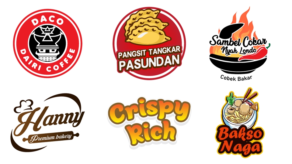 Desain logo minimalis & modern untuk brand café, restoran, dan UMKM