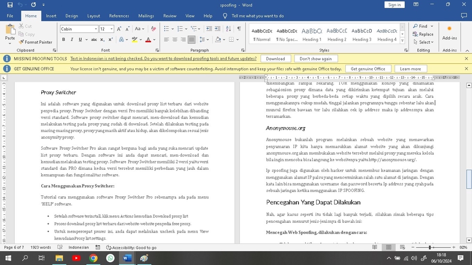 Jasa input data online: software Proxy Switcher untuk akses data dan website dengan aman dan privasi