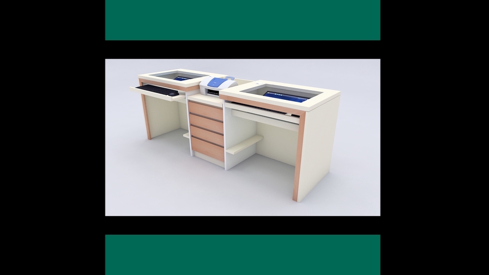 Desain Furniture - Desain 3D + 2D Gambar Kerja Furniture - 2