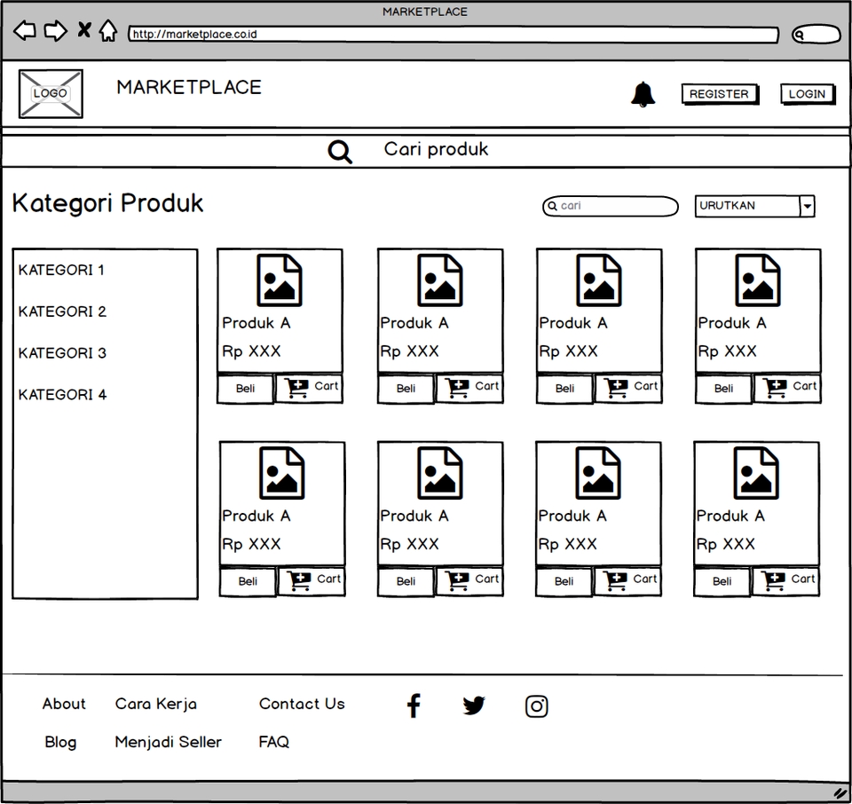 Jasa Lainnya - JASA PEMBUATAN WIREFRAME/MOCKUP APLIKASI / WEB SEDERHANA - 5