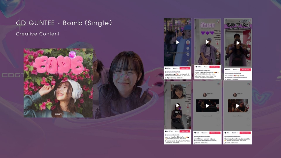 รับทำ content marketing บน facebook tiktok และ youtube  โดยทีมงานมืออาชีพ