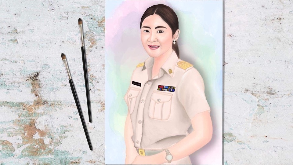 วาดภาพเหมือน Portrait - วาดภาพดิจิตอล ภาพล้อเลียน การ์ตูน หน้าปกนิยาย แฟนอาร์ต ธีมไลน์ สติ๊กเกอร์ไลน์ - 5