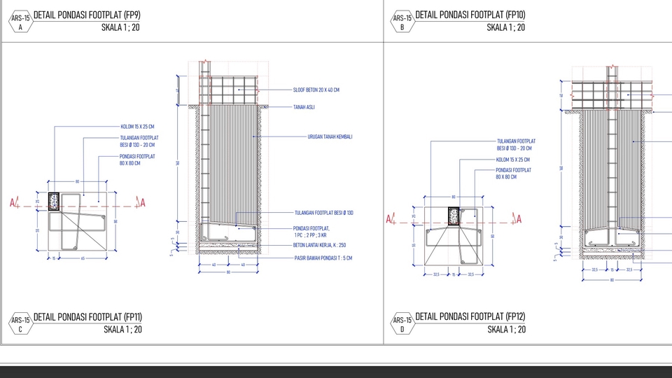 CAD Drawing - Jasa Gambar Kerja DED LENGKAP - 4