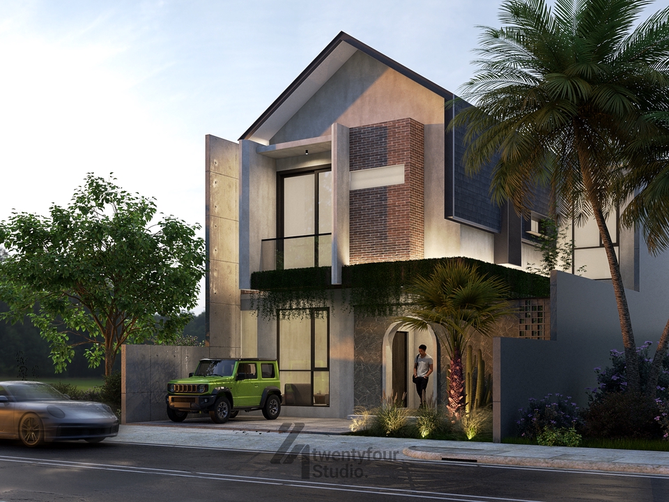 Jasa desain eksterior rumah minimalis modern 3d, gambar desain rumah 3d, desain arsitektur rumah, jasa arsitek rumah, desain exterior 3d.