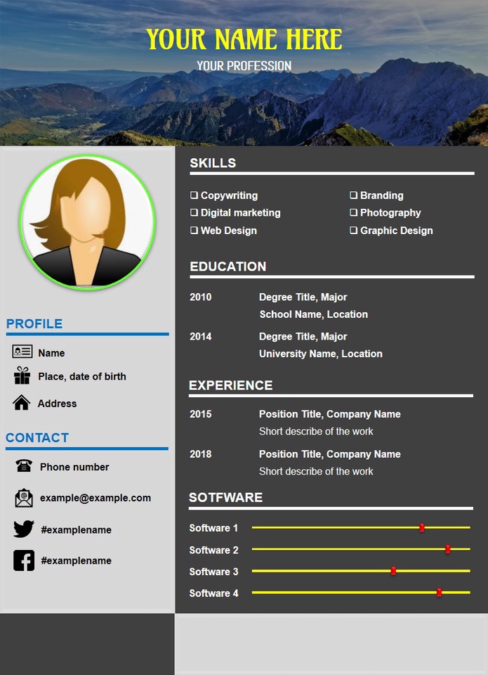 Portfolio & Resume - Desain Resume (CV) Menarik... Satu Hari Jadi.. Bonus Revisi.. - 5