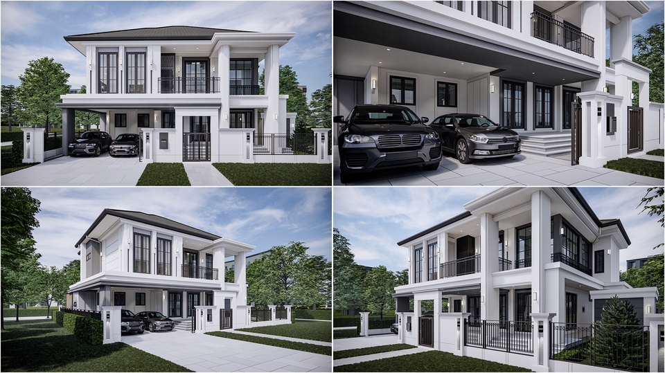 3D Perspective - รับทำภาพ / ออกแบบ / ปรึกษา งาน 3D Perspective / 3D Animation บ้าน, ตึกแถว, คอนโด, โรงแรม, Interior - 29