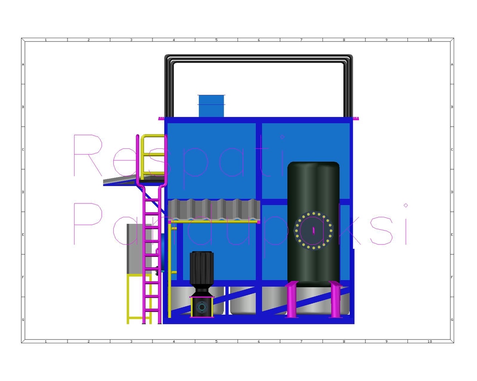 CAD Drawing - 3D Drawing DAF WWTP, 3 Hari Jadi - 8