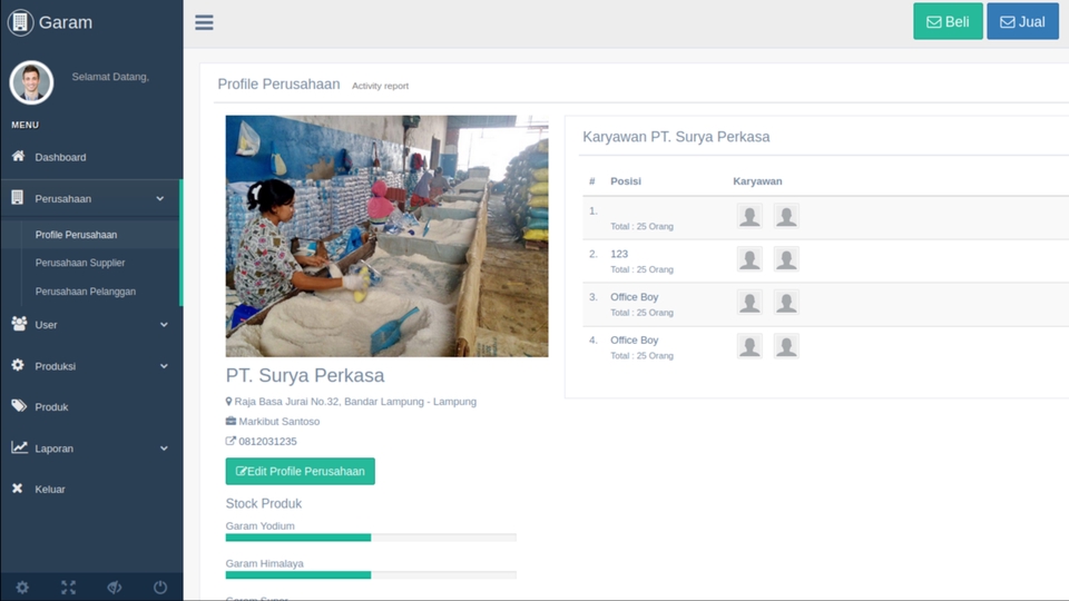 Pembuatan Aplikasi Web Sistem Informasi