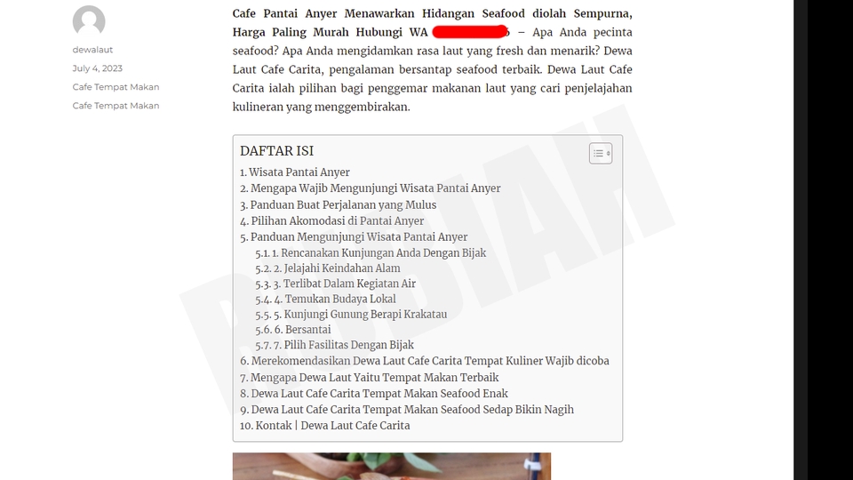 Penulisan Konten - Jasa Penulis Artikel Profesional Berkualitas - 1000 Kata - 30K/Artikel (Local Bisnis Optimation) - 4