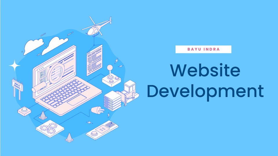 Jasa pembuatan website profesional dan responsif untuk perusahaan, toko online, dan blog.