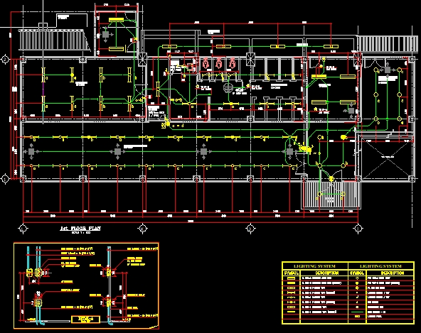 CAD Drawing - Mechanical & Electrical Desain Gambar 2D MEP M.E - 7