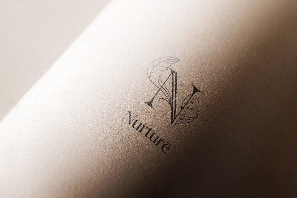 รับออกแบบโลโก้ Nurture สวยหรู ดูแพง ออกแบบโลโก้ minimal