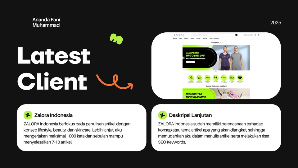 Jasa penulis artikel freelance di Indonesia: Melayani jasa pembuatan konten, artikel, landing page, dan copywriting.