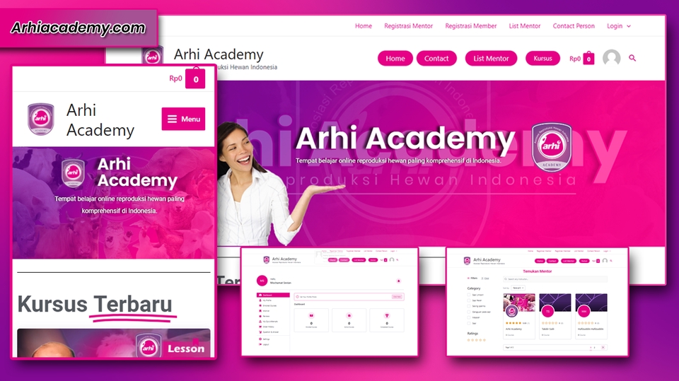 Web Development - Website Wordpress,Kursus Online, Landing page, Company Profile & Toko Online | Professional & Amanah - 1