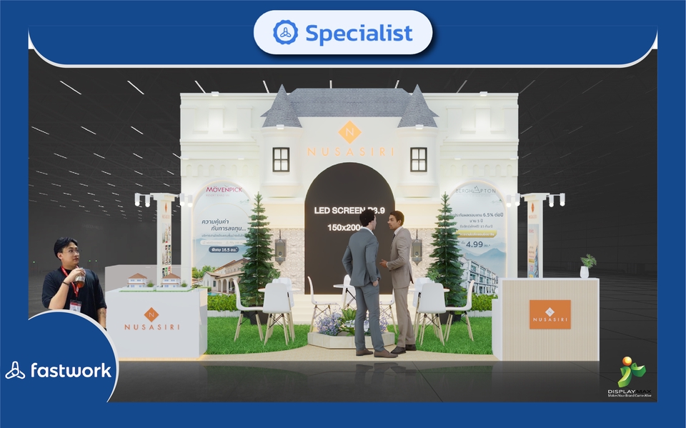 3D Perspective - ่รับออกแบบ 3D โครงสร้างบูธงานอีเว้นท์ Event, Exhibition , งานแสดงสินค้า, Kiosk, ร้านค้าและร้านอาหาร - 11