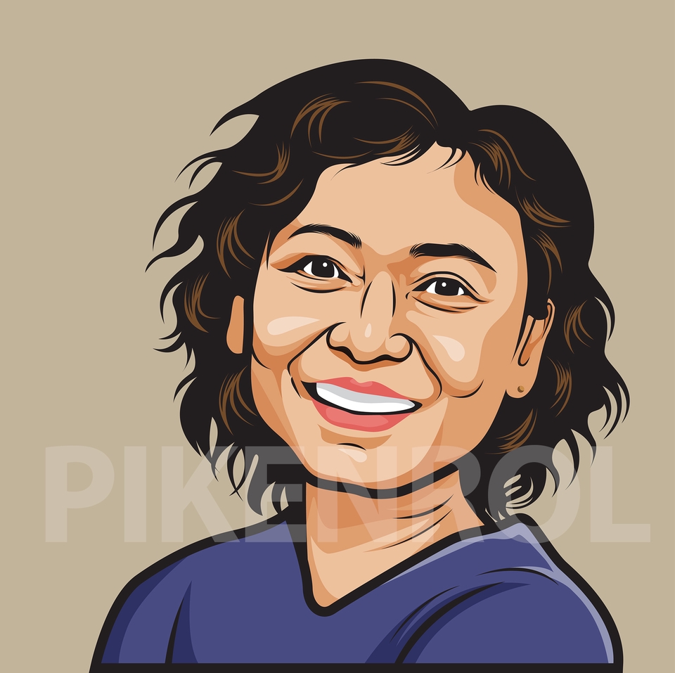 Gambar Potret - Ilustrasi /Karikatur/Kartun dari Foto Kamu - 9