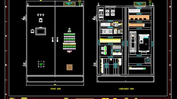CAD Drawing - Desain Panel Lisrik - 1
