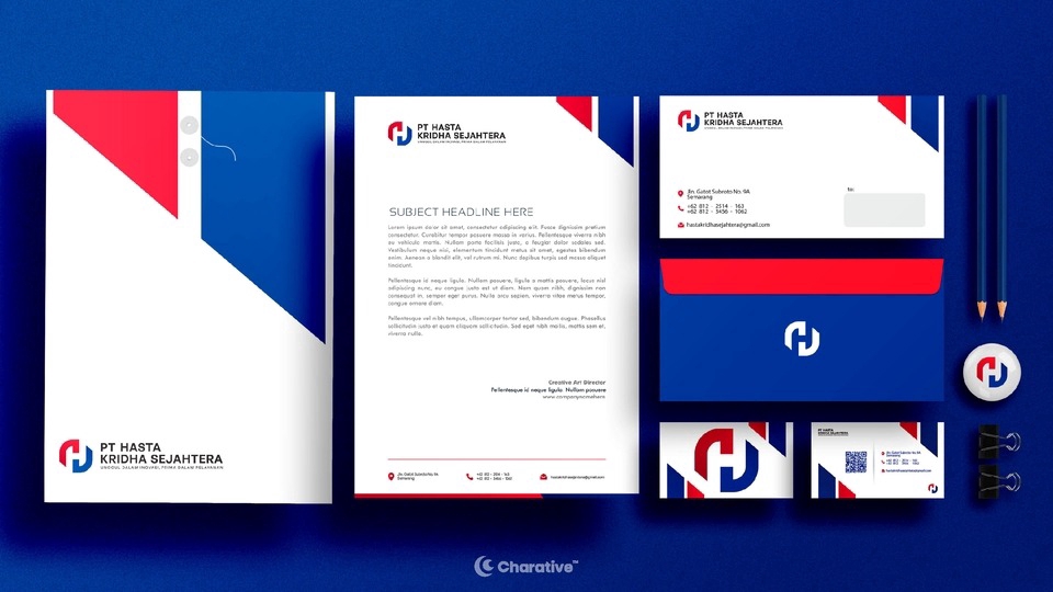 Desain kartu nama perusahaan dengan desain minimalis dan elegan, cocok untuk berbagai jenis usaha.