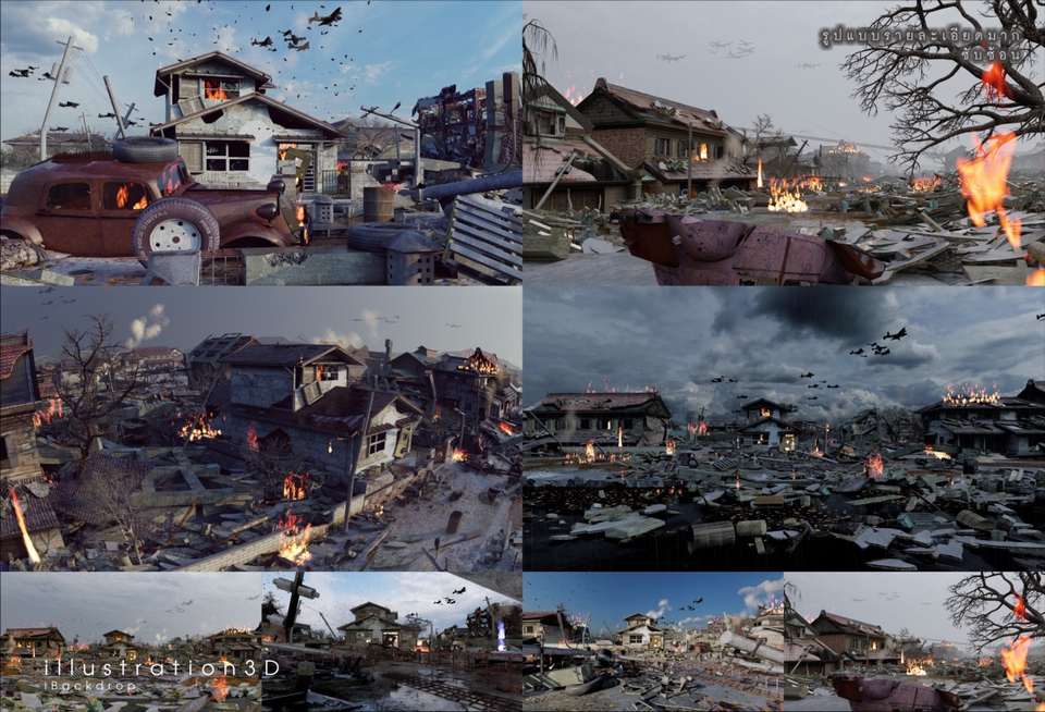 วาดภาพประกอบ - ภาพประกอบ/ภาพ3dดิจิตอล/ภาพนามธรรม/ภาพศิลปะ/ภาพฉากหลัง/ภาพฉากถ่ายรูป - 8
