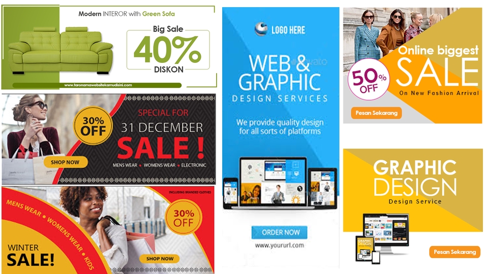Banner Online - Desain Banner 1 Hari Jadi (Revisi Unlimited) - 2