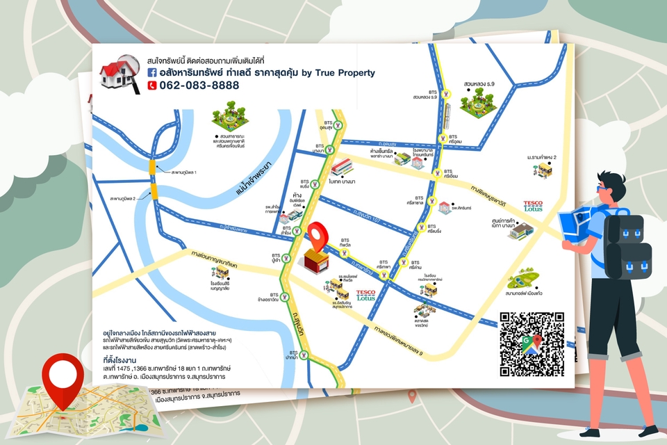 วาดแผนที่ - รับออกแบบ แผนที่ Map แผนผัง ผังขายโครงการ เส้นทางร้านค้า และอื่นๆ - 10