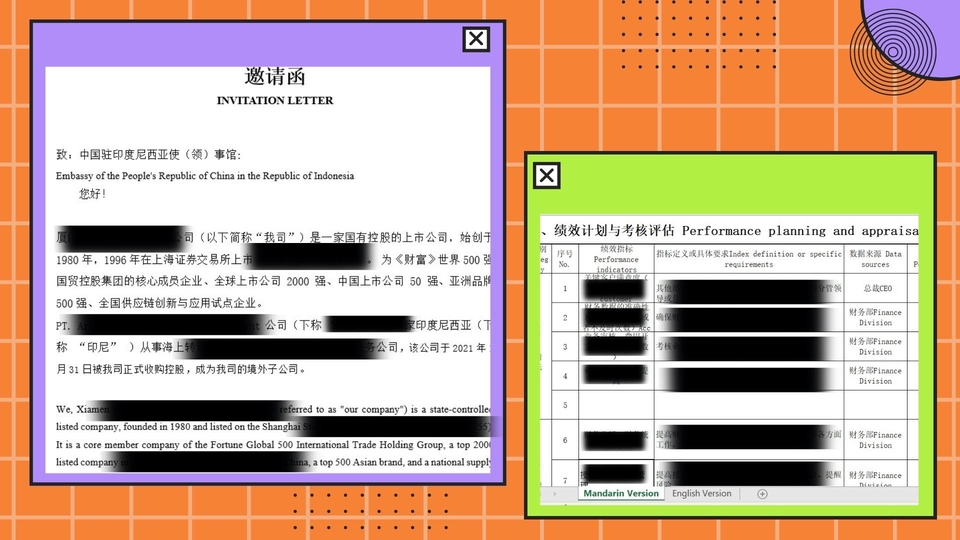 Penerjemahan - PENERJEMAH/MANDARIN – ENGLISH – BAHASA INDONESIA TRANSLATOR(中文 – 英文 – 印尼文翻译) - 9
