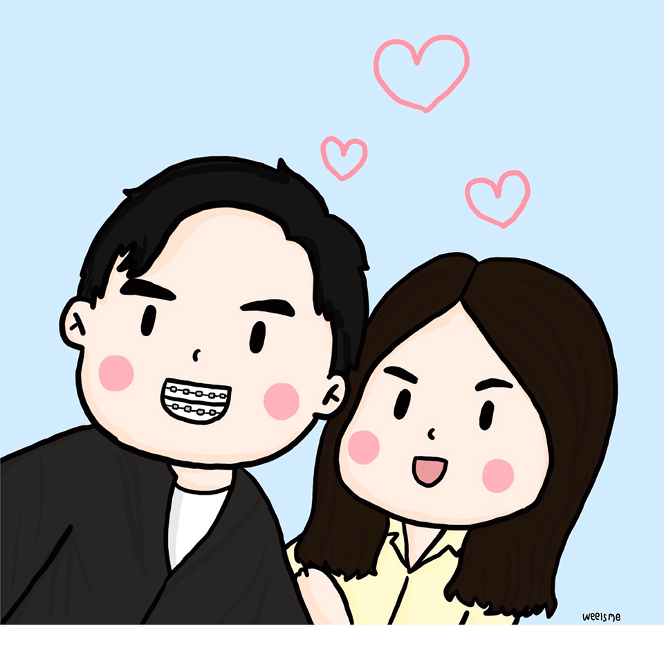 วาดแฟนอาร์ต วาดรูปแฟนอาร์ต แฟนอาร์ตการ์ตูน สไตล์น่ารัก รูปคู่ชายหญิงกำลังมีความสุข วาดการ์ตูน fanart บริการรับวาดแฟนอาร์ต ออกแบบรูปภาพแนวเกาหลี วาดรูปคู่รัก ภาพวาดการ์ตูนน่ารัก ภาพวาดเหมือน รับวาดรูปแฟน