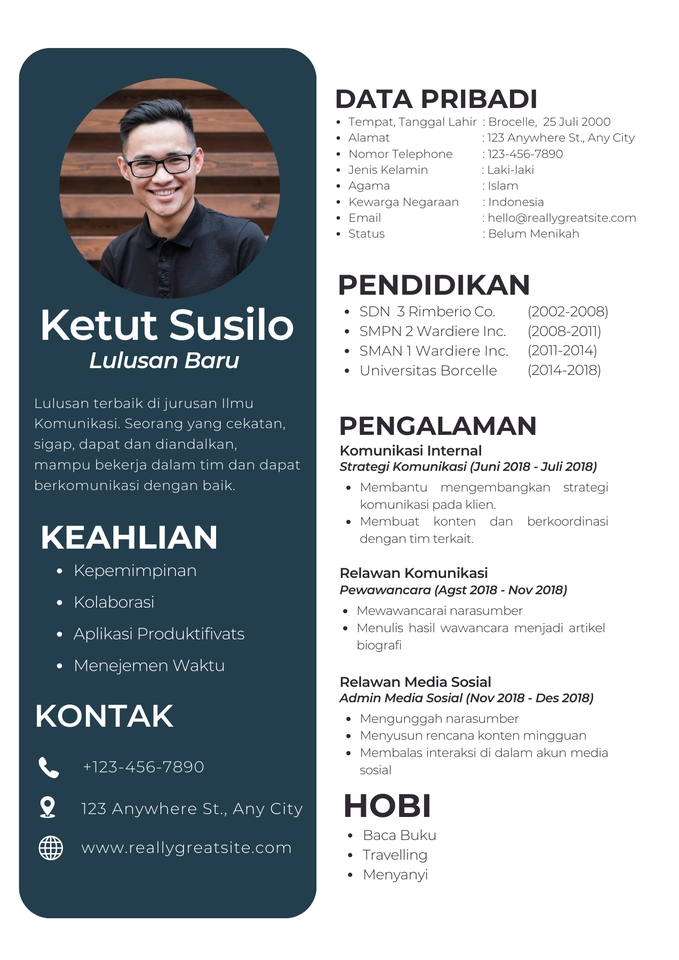 Portfolio & Resume - DESAIN PORTOFOLIO, CV MURAH ATS FRIENDLY - 4