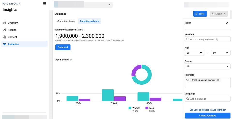 โปรโมทเพจ / เว็บ - Facebook (Meta), Instagram Ads - Target Audience Setup | รับตั้งกลุ่มเป้าหมายเพิ่มยอดขายใน FB / IG - 5