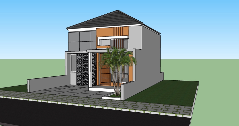 3D & Perspektif - Denah, 3Dimensi dan Animasi Bangunan - 8