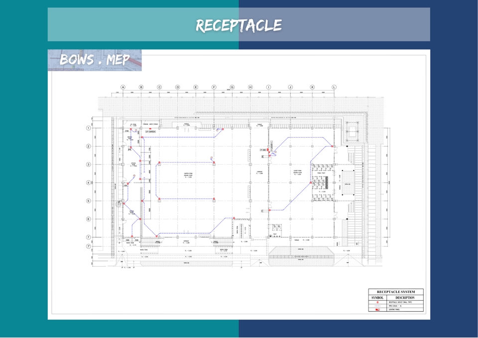 CAD Drawing - Desain Gambar 2D MEP M.E Mechanical & Electrical - 16