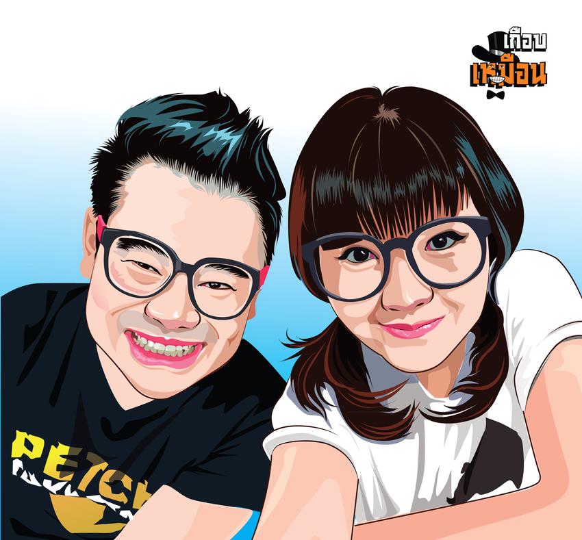 วาดภาพเหมือน Portrait - วาดภาพสไตล์เกือบเหมือน - 3
