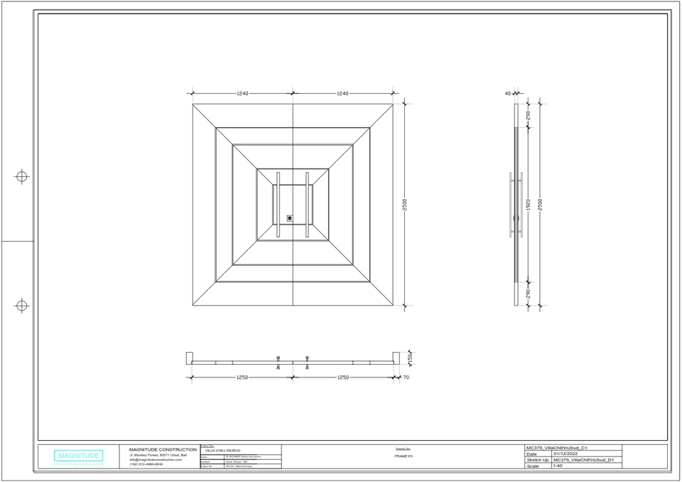 CAD Drawing - Gambar AutoCAD 2D, Satu Hari Jadi, (Drafter) - 5