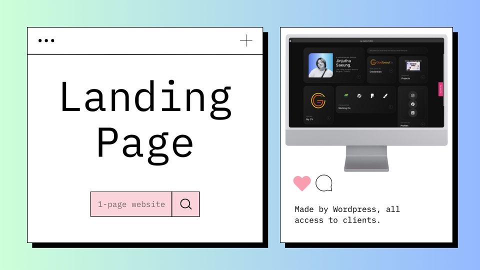 Wordpress - รับทำ Website, Landing Page งานไว ราคาประหยัด ด้วย Wordpress - 2