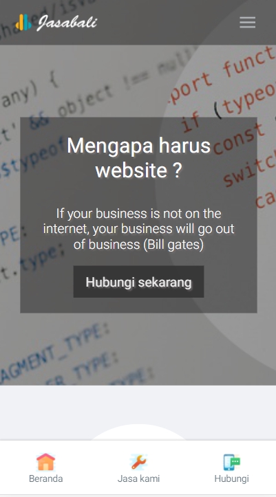 Jasa desain website profesional dan murah, desain web mobile app dan app android