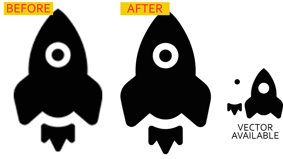 Logo - Remake / Buat Ulang Logo Atau Resize Logo Ke Dalam Ukuran Besar (300dpi/4000pixel) High Resolution - 1