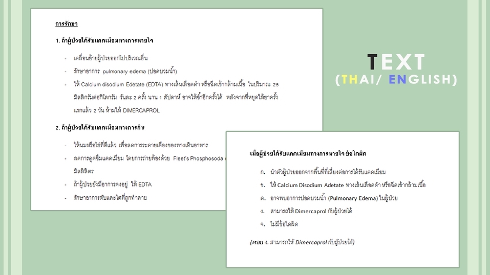 รับพิมพ์เอกสาร กรอกข้อมูล (ภาษาไทย/ภาษาอังกฤษ)