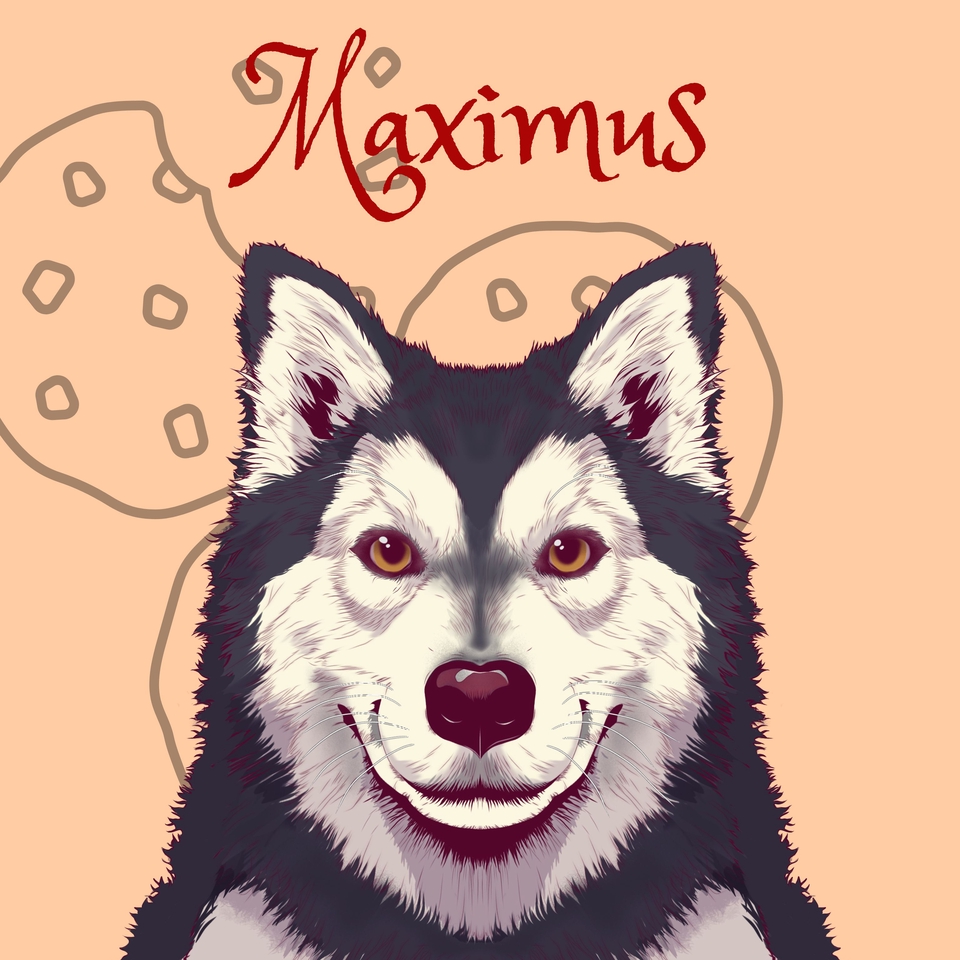 Gambar Potret - Custom Digital Pet Portrait - 3