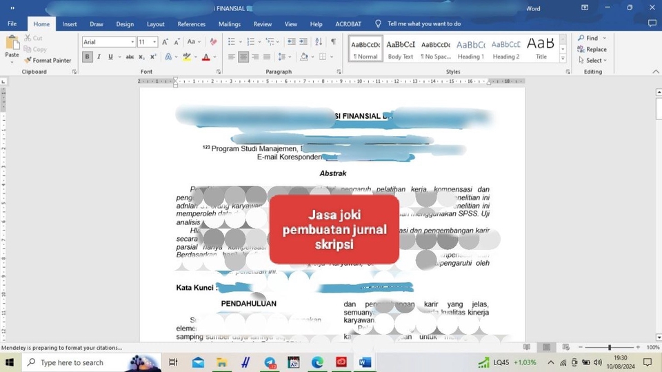 Pembuatan Jurnal Skripsi || Publish || Submit • sehari jadi