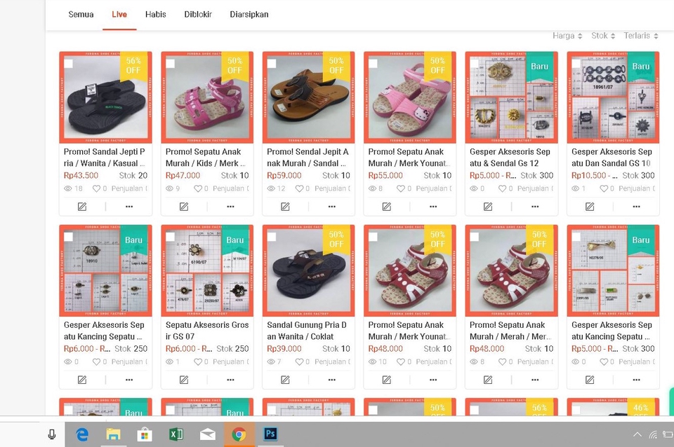 Update Produk Toko Online - Jasa Upload Produk Tokopedia Bukalapak Shopee Lazada - 3